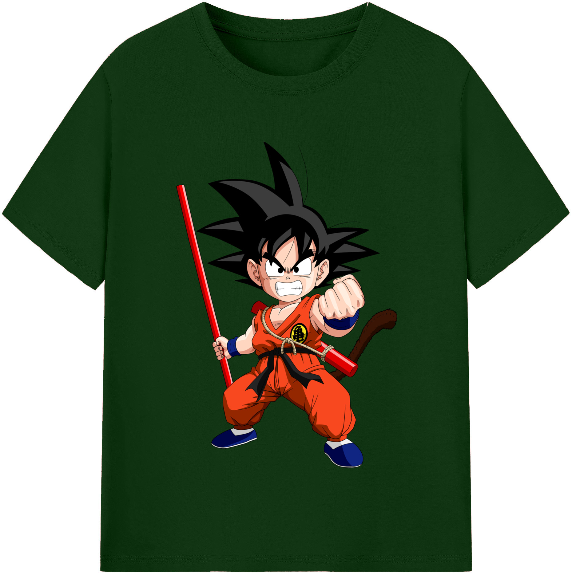 （画像用） ドラゴンボール 孫悟空（そん ごくう）Son Goku カカロット DRAGON BALL Kakarotto 綿100％半袖Tシャツ（フロントプリント）